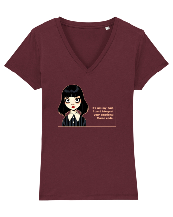 Wednesday  - It`s not my fault - citat  Burgundy