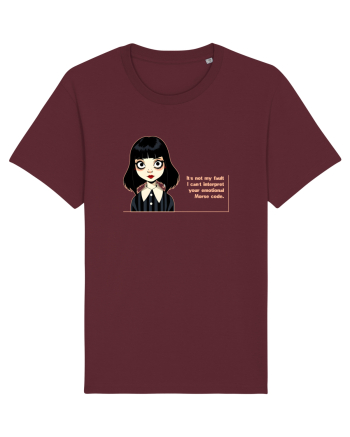Wednesday  - It`s not my fault - citat  Burgundy