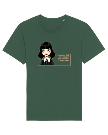 Wednesday  - It`s not my fault - citat  Bottle Green