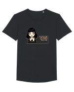 Wednesday  - It`s not my fault - citat  Tricou mânecă scurtă guler larg Bărbat Skater