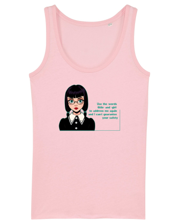 Wednesday  - Use the words little and girl Cotton Pink