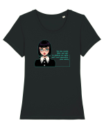 Wednesday  - Use the words little and girl Tricou mânecă scurtă guler larg fitted Damă Expresser