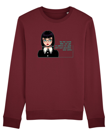 Wednesday  - Use the words little and girl Burgundy