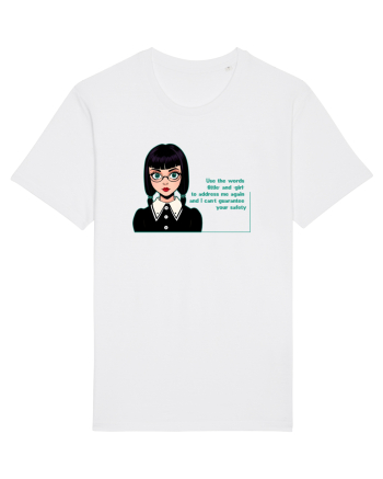 Wednesday  - Use the words little and girl White