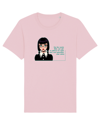 Wednesday  - Use the words little and girl Cotton Pink