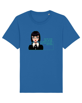 Wednesday  - Use the words little and girl Royal Blue