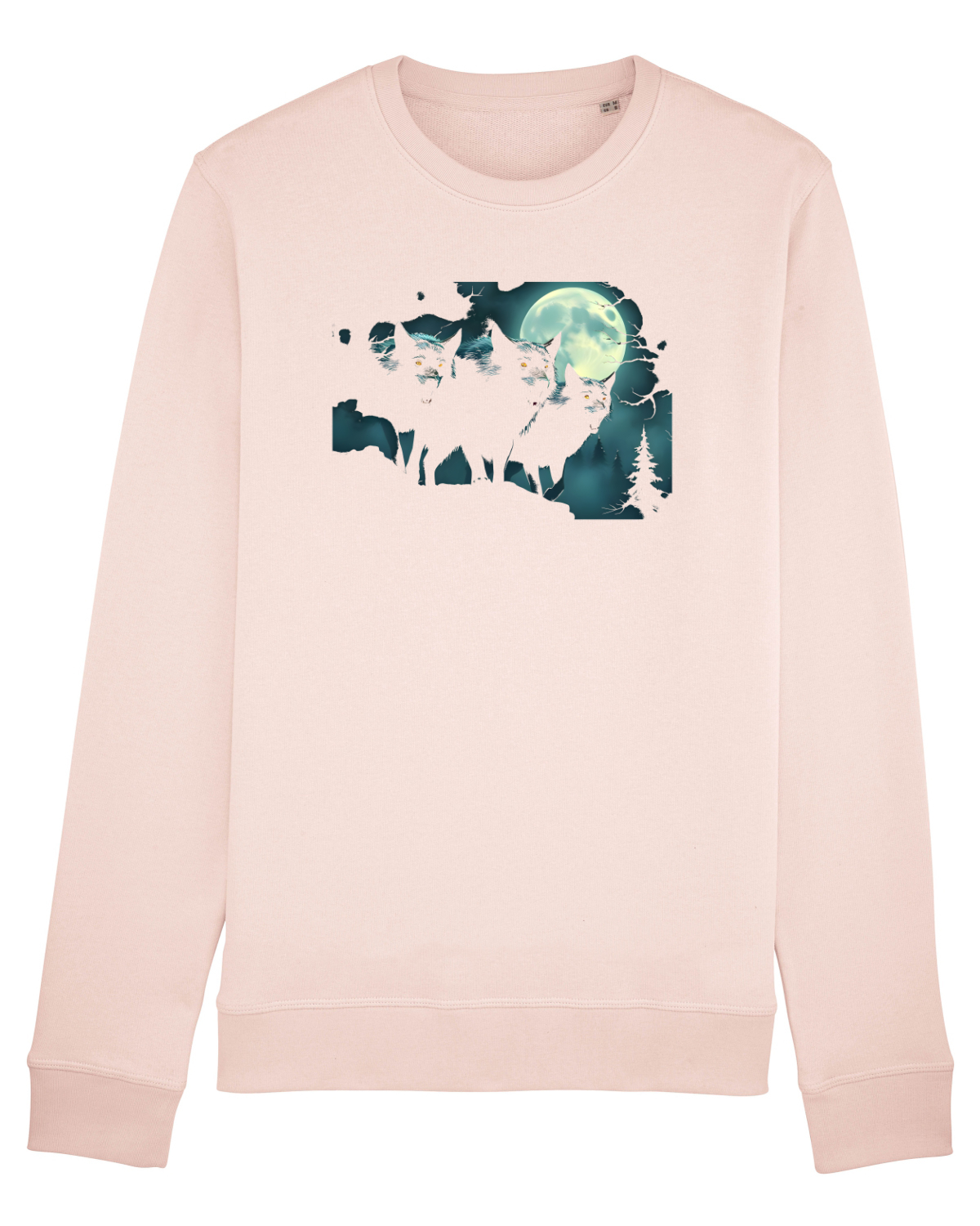 Bluză mânecă lungă Unisex Rise Candy Pink