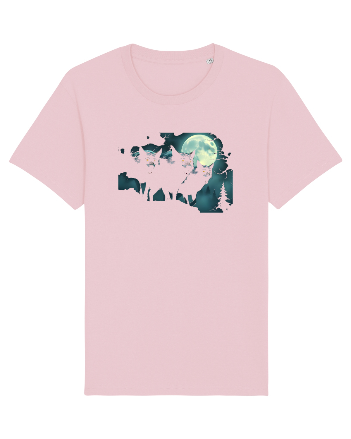 Tricou mânecă scurtă Unisex Rocker Cotton Pink