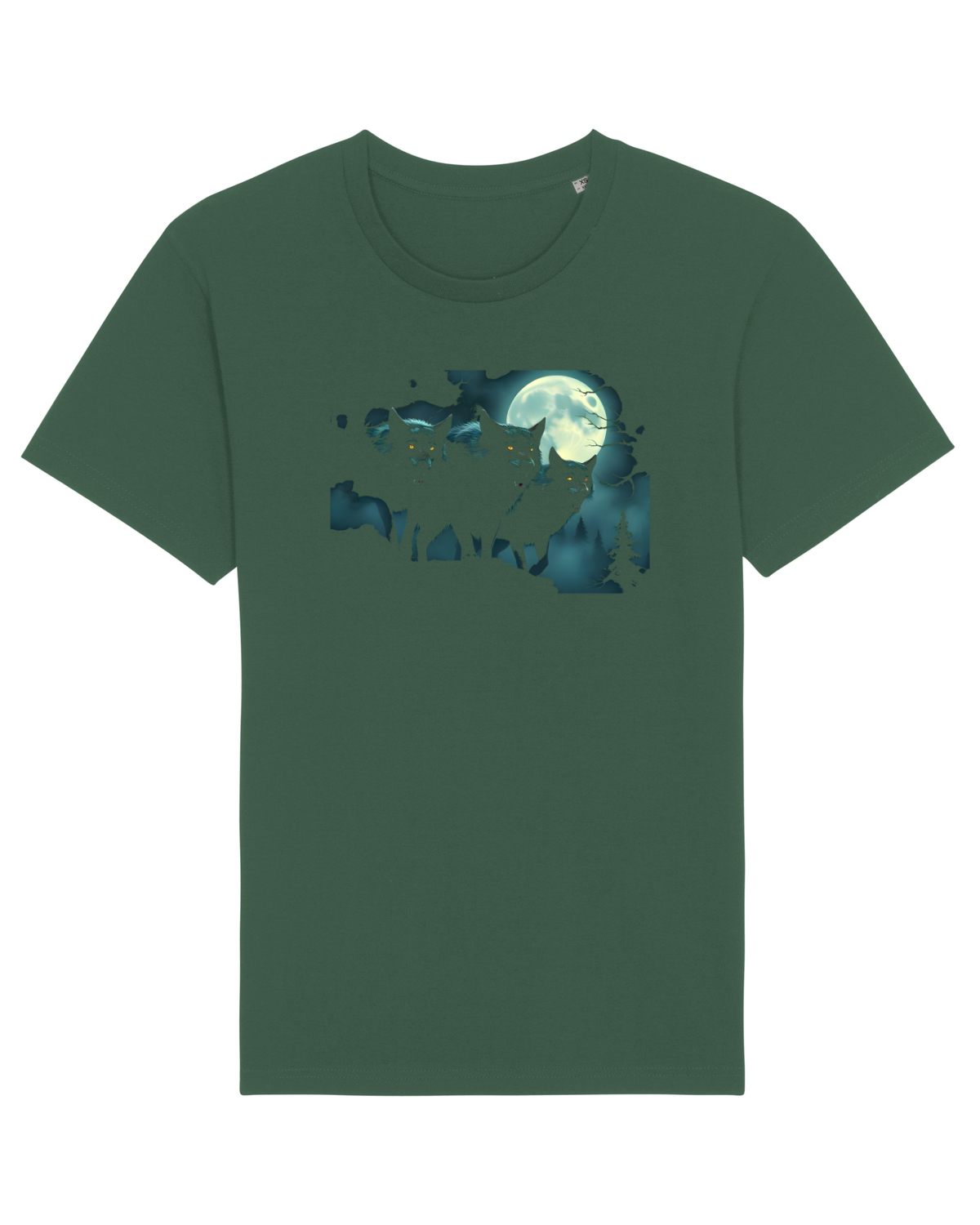 Tricou mânecă scurtă Unisex Rocker Bottle Green