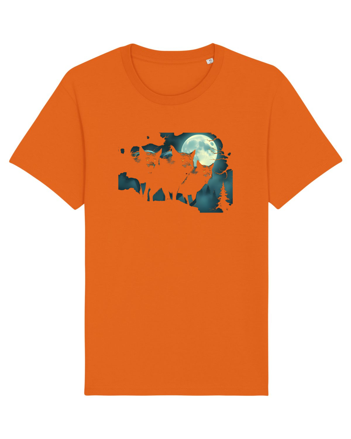 Tricou mânecă scurtă Unisex Rocker Bright Orange