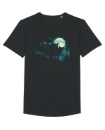 LUPI - LUNA _ SCARY Tricou mânecă scurtă guler larg Bărbat Skater