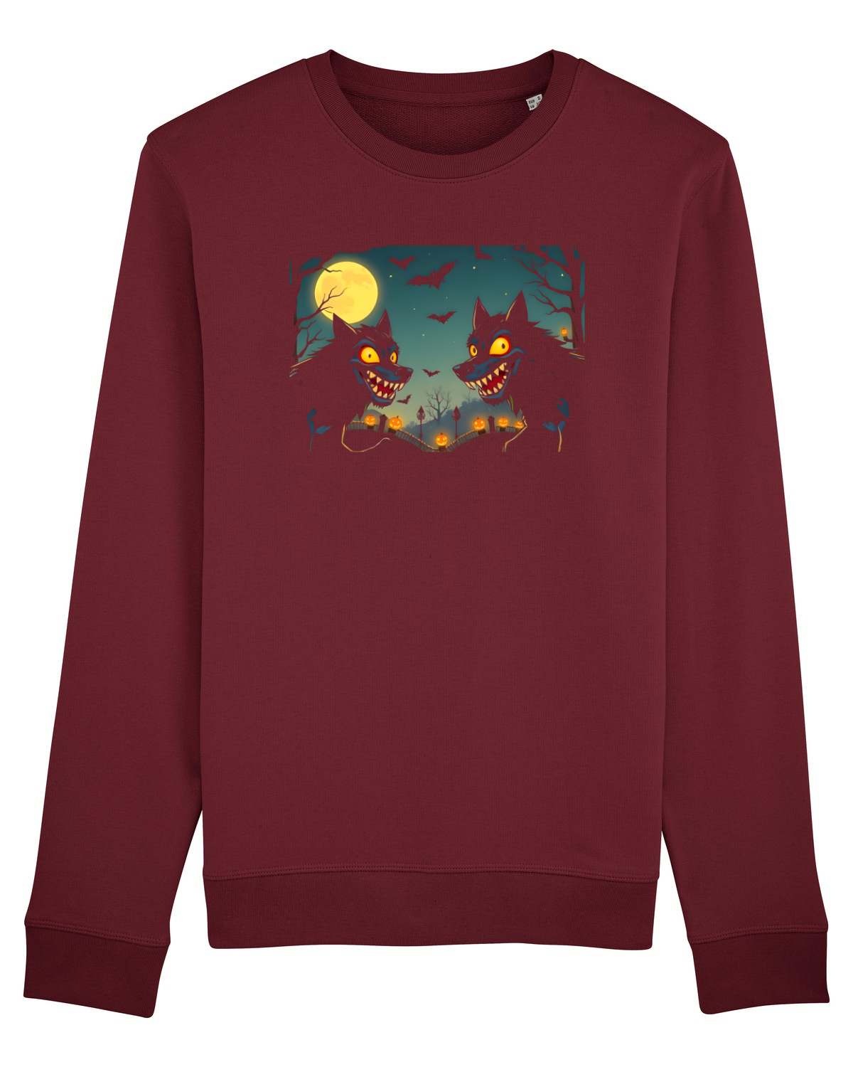 Bluză mânecă lungă Unisex Rise Burgundy