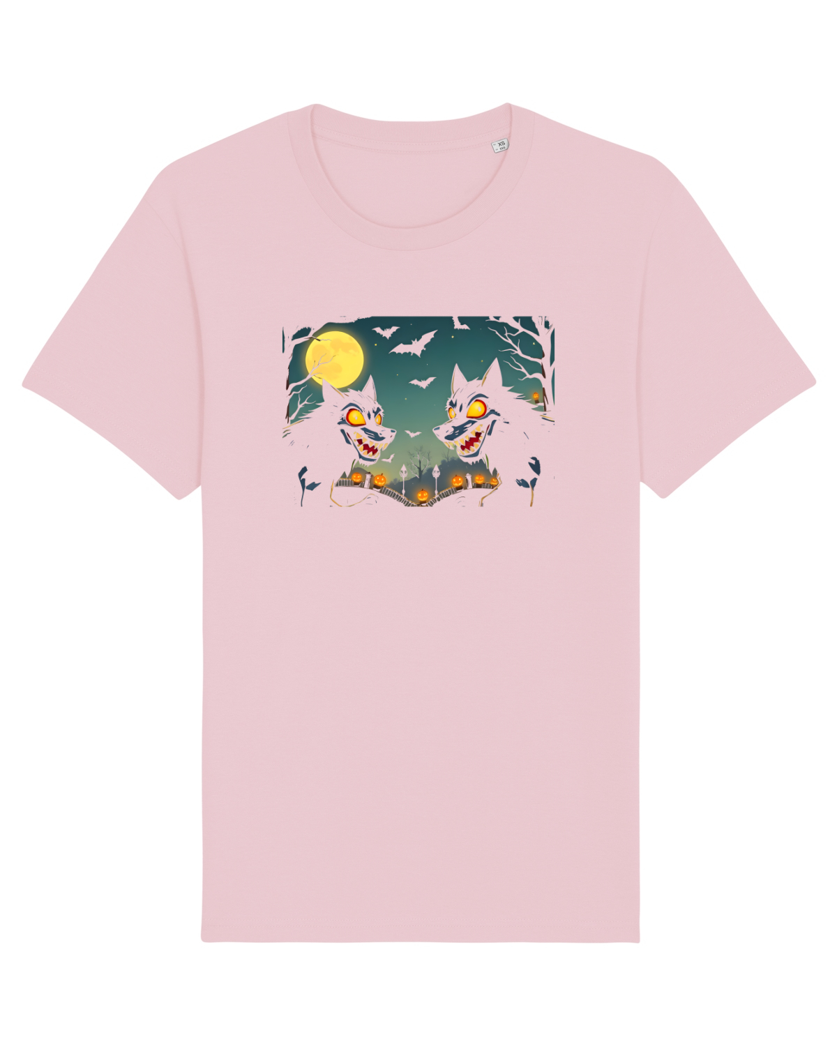 Tricou mânecă scurtă Unisex Rocker Cotton Pink