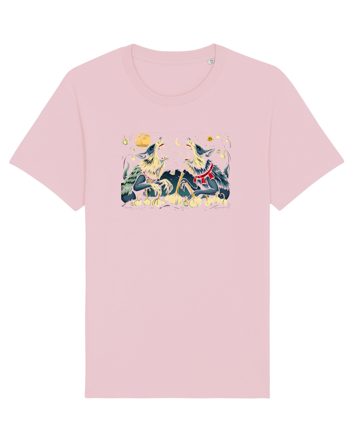Tricou mânecă scurtă Unisex Rocker Cotton Pink
