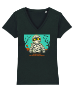 HALLOWEEN ALREADY? HOW MUCH HAVE  I BEEN SLEEPING?!? Tricou mânecă scurtă guler V Damă Evoker