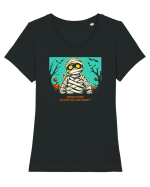 HALLOWEEN ALREADY? HOW MUCH HAVE  I BEEN SLEEPING?!? Tricou mânecă scurtă guler larg fitted Damă Expresser