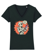 LIVE STREAMING ON TIK TOK: MUMMY UNBOXING! Tricou mânecă scurtă guler V Damă Evoker
