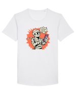 LIVE STREAMING ON TIK TOK: MUMMY UNBOXING! Tricou mânecă scurtă guler larg Bărbat Skater
