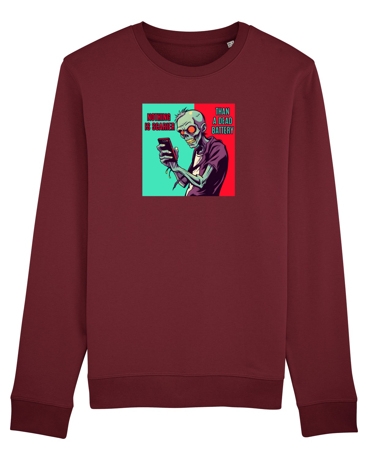 Bluză mânecă lungă Unisex Rise Burgundy