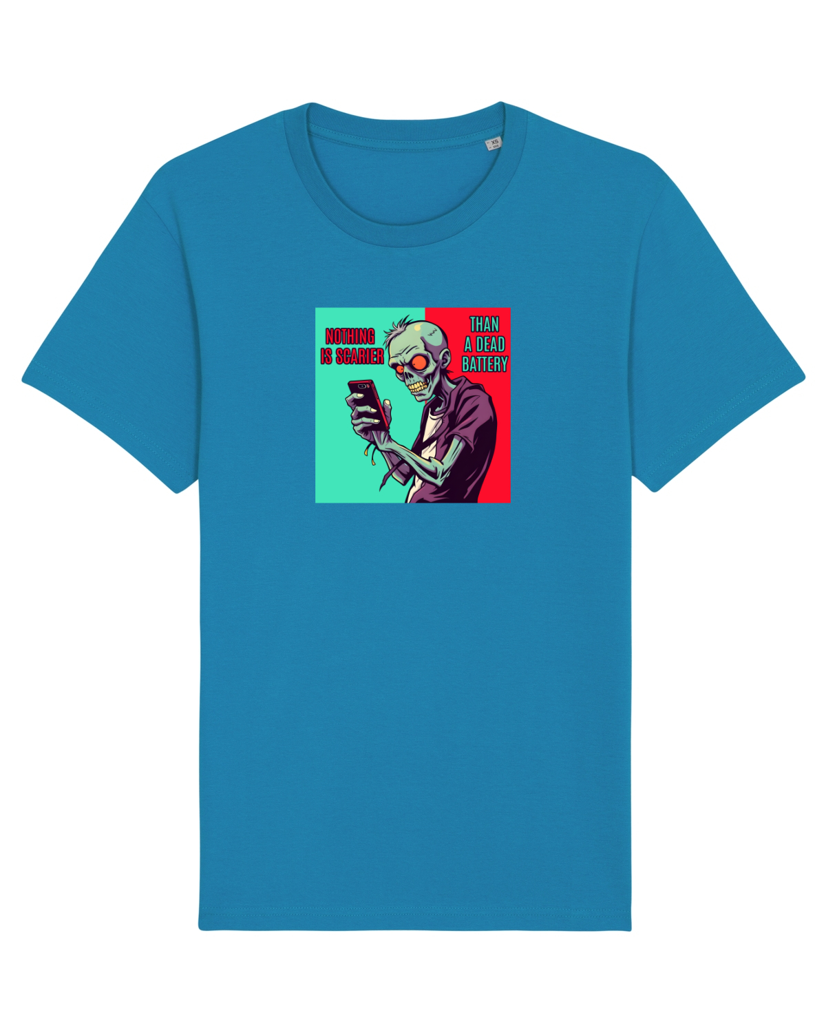 Tricou mânecă scurtă Unisex Rocker Azur