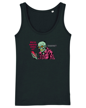 WHAT VEGETARIAN ZOMBIES EAT? GRRAAAIIINSSS! Black