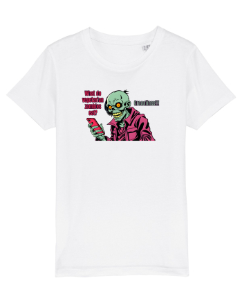 WHAT VEGETARIAN ZOMBIES EAT? GRRAAAIIINSSS! White