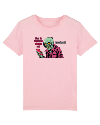WHAT VEGETARIAN ZOMBIES EAT? GRRAAAIIINSSS! Cotton Pink