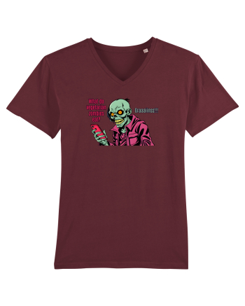 WHAT VEGETARIAN ZOMBIES EAT? GRRAAAIIINSSS! Burgundy