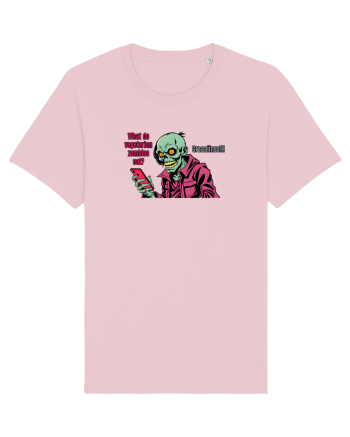 WHAT VEGETARIAN ZOMBIES EAT? GRRAAAIIINSSS! Cotton Pink