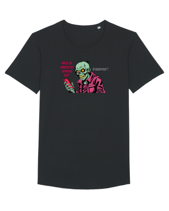 WHAT VEGETARIAN ZOMBIES EAT? GRRAAAIIINSSS! Black
