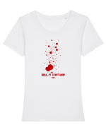 BLOOD SPLATTERS - CHILL, IT`S NOT MINE Tricou mânecă scurtă guler larg fitted Damă Expresser