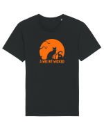 PISICA & DOVLEAC - SILUETA - A WEE BIT WICKED Tricou mânecă scurtă Unisex Rocker