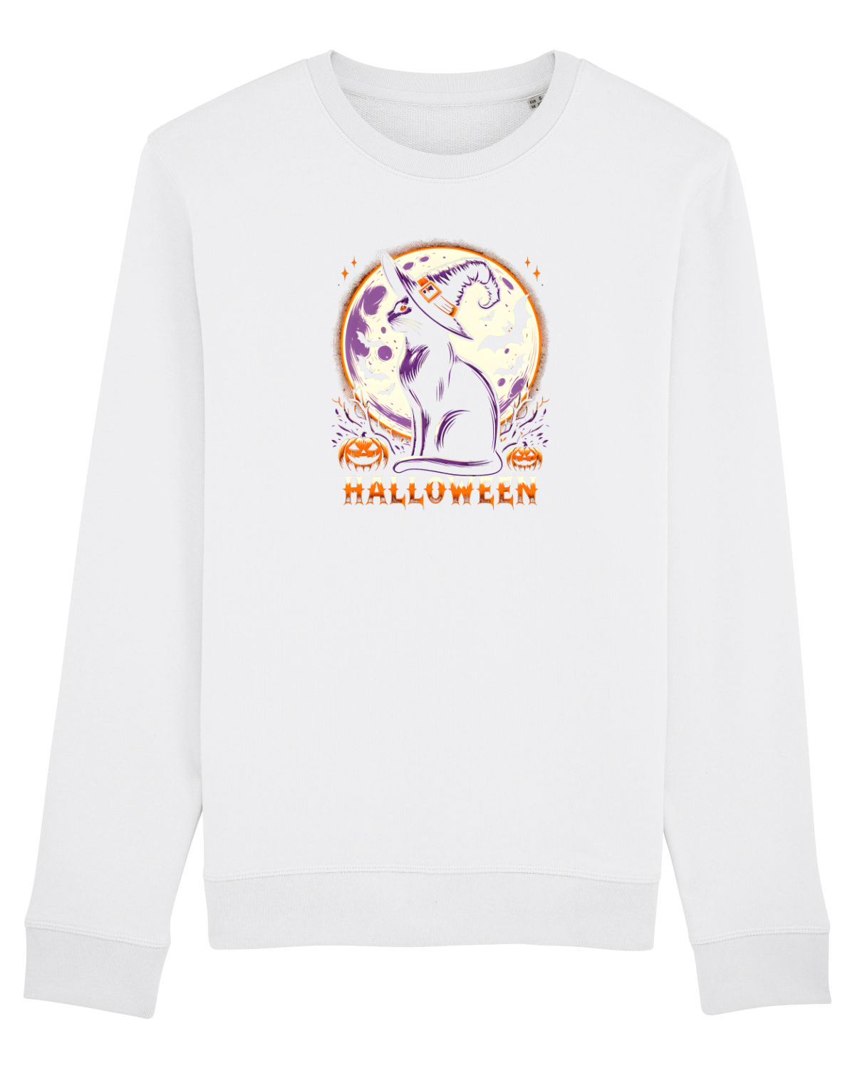Bluză mânecă lungă Unisex Rise White