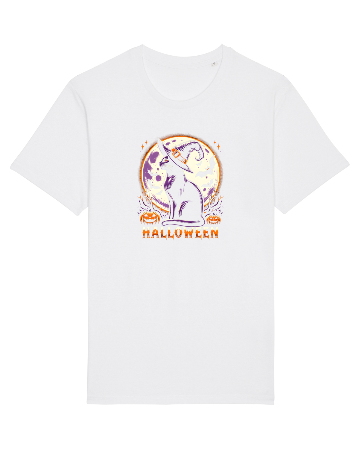 Tricou mânecă scurtă Unisex Rocker White