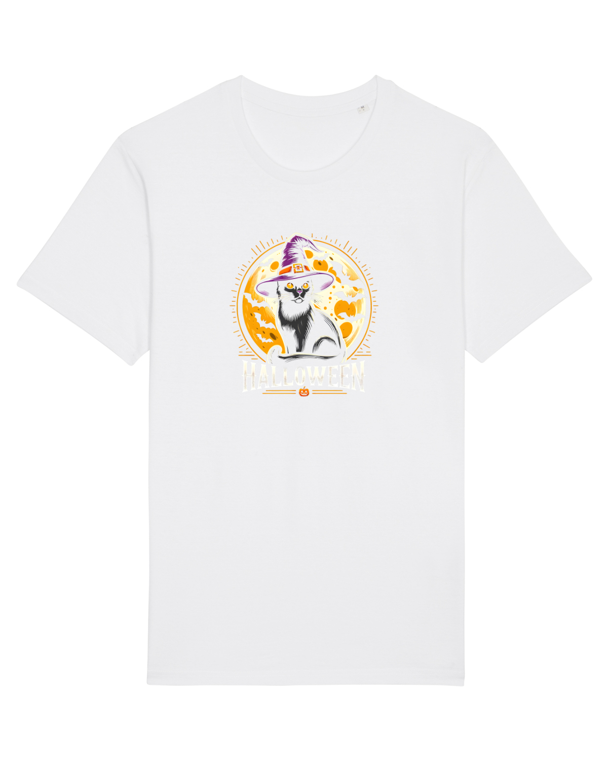 Tricou mânecă scurtă Unisex Rocker White
