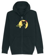 PISICA - ME, SPOOKY? Hanorac cu fermoar Unisex Connector