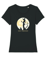 VRAJITOARE- BITCHCRAFT - THE MODERN WITCHCRAFT Tricou mânecă scurtă guler larg fitted Damă Expresser