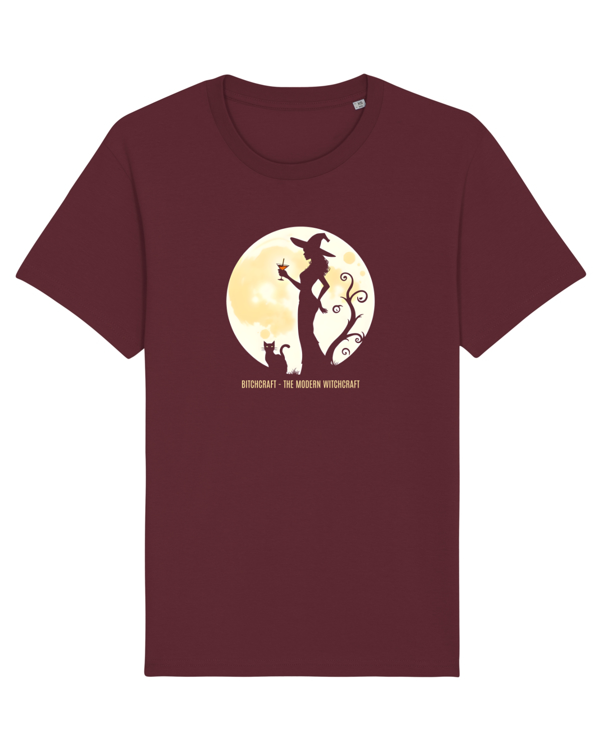 Tricou mânecă scurtă Unisex Rocker Burgundy