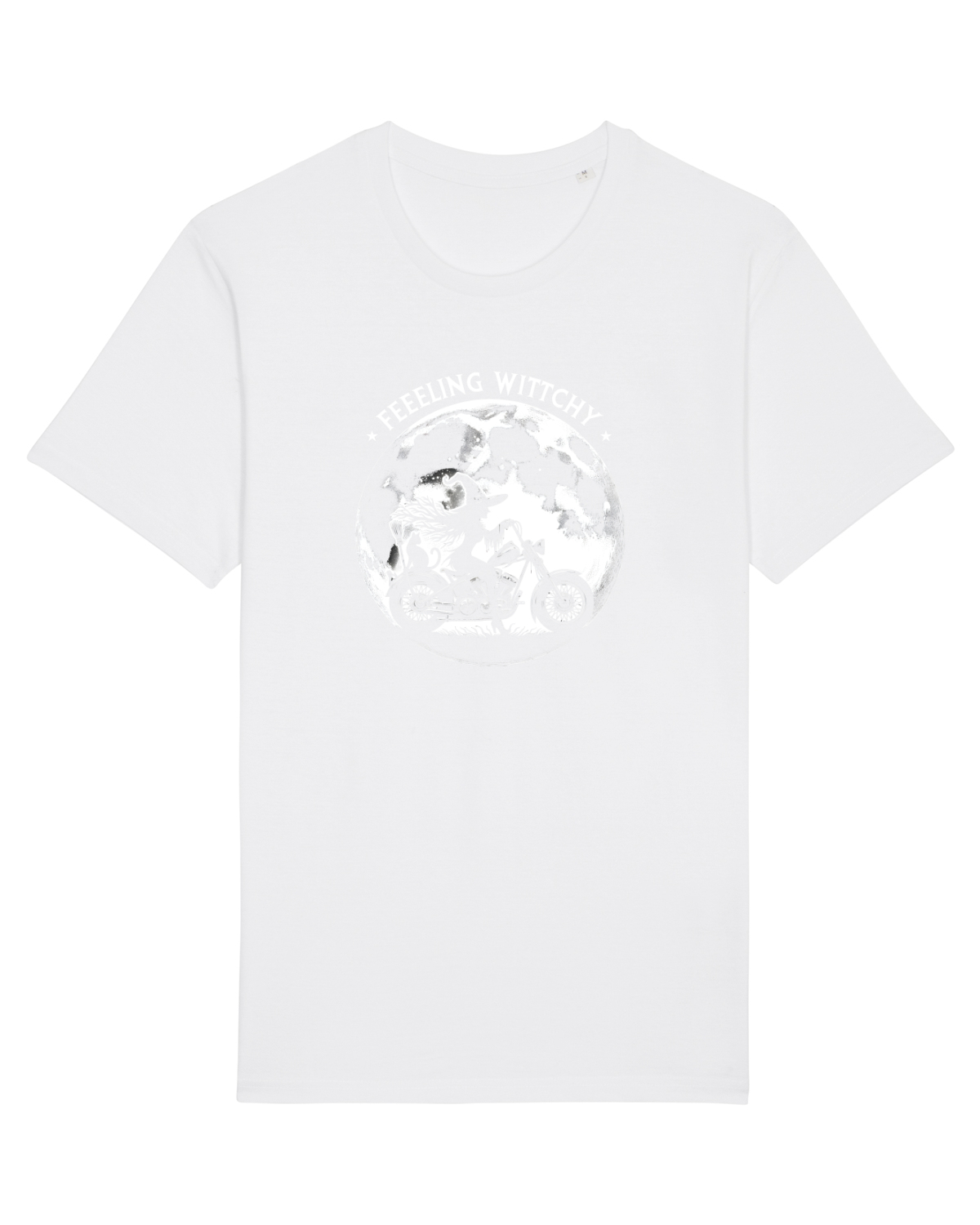 Tricou mânecă scurtă Unisex Rocker White