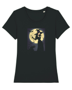 VRAJITOARE  - I PUT A SPELL ON YOU Tricou mânecă scurtă guler larg fitted Damă Expresser
