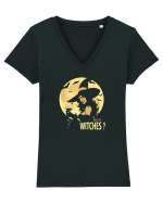 VRAJITOARE  -  WHAT UP WITCHES? Tricou mânecă scurtă guler V Damă Evoker