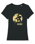 VRAJITOARE  -  WHAT UP WITCHES? Tricou mânecă scurtă guler larg fitted Damă Expresser