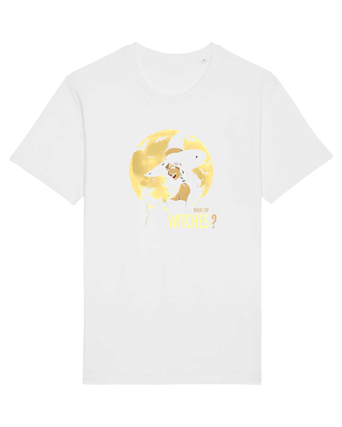 Tricou mânecă scurtă Unisex Rocker White