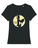 VRAJITOARE  -  WITCHY & WILD Tricou mânecă scurtă guler larg fitted Damă Expresser