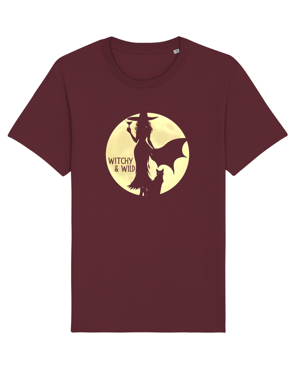 Tricou mânecă scurtă Unisex Rocker Burgundy