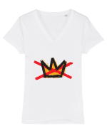Not a  King Tricou mânecă scurtă guler V Damă Evoker