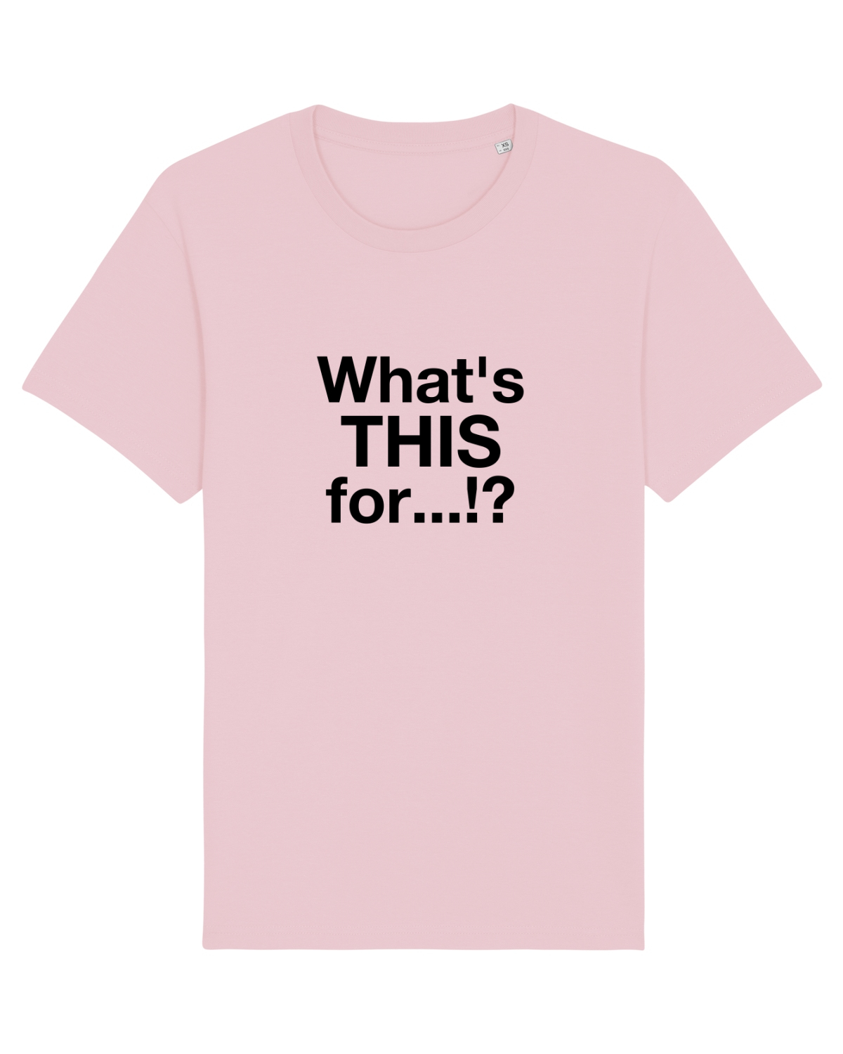 Tricou mânecă scurtă Unisex Rocker Cotton Pink