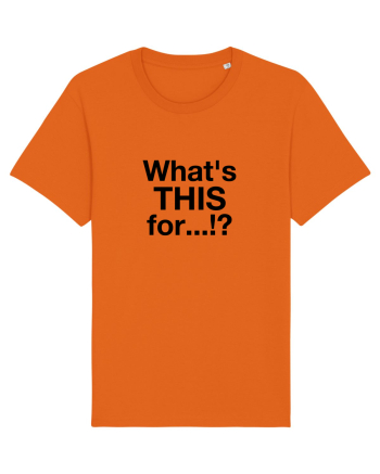 What's this for...?! Bright Orange