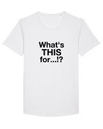 What's this for...?! Tricou mânecă scurtă guler larg Bărbat Skater