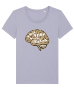 Whose brain Tricou mânecă scurtă guler larg fitted Damă Expresser